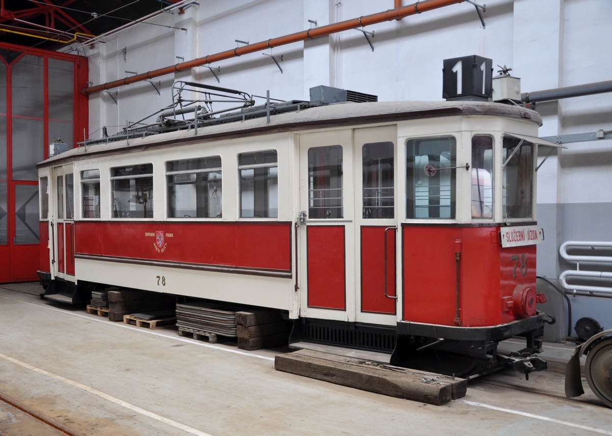 Liberec ― Jablonec nad Nisou, Ringhoffer 2-axle motor car # 78