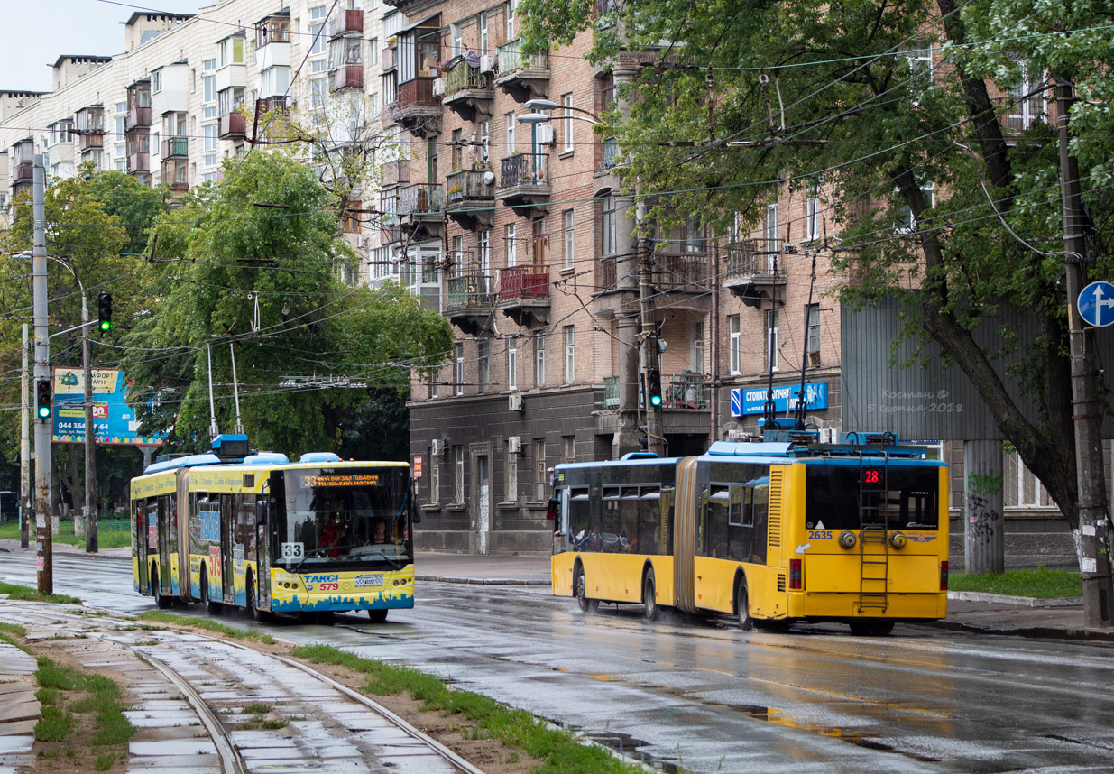 Kijów, LAZ E301D1 Nr 2619; Kijów, LAZ E301D1 Nr 2635