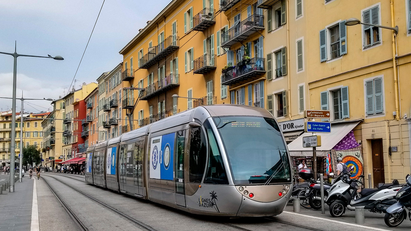 Ницца, Alstom Citadis 302 № 007