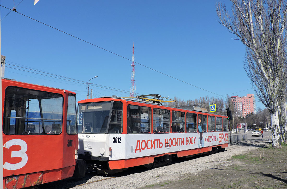 Днепр, Татра-Юг Т6Б5 № 3012 Днепр, Татра-Юг Т6Б5 № 3012