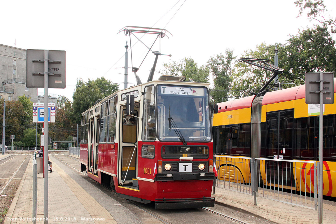 Warsaw, Konstal 105Na № 1001