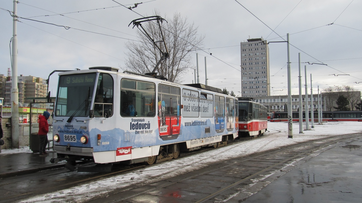 Prague, Tatra T6A5 # 8695 Prague, Tatra T6A5 # 8695