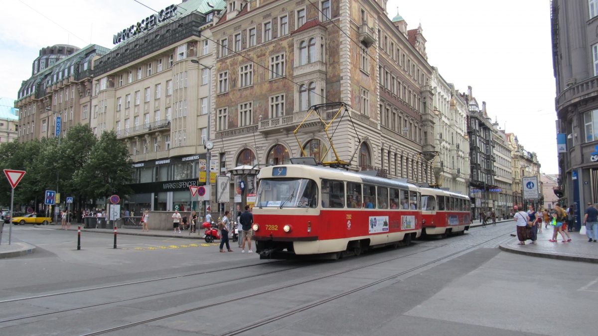 Прага, Tatra T3SUCS № 7282