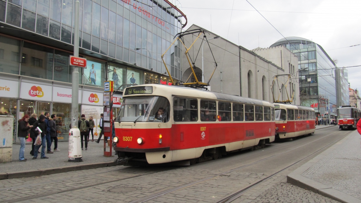 Прага, Tatra T3R.P № 8307