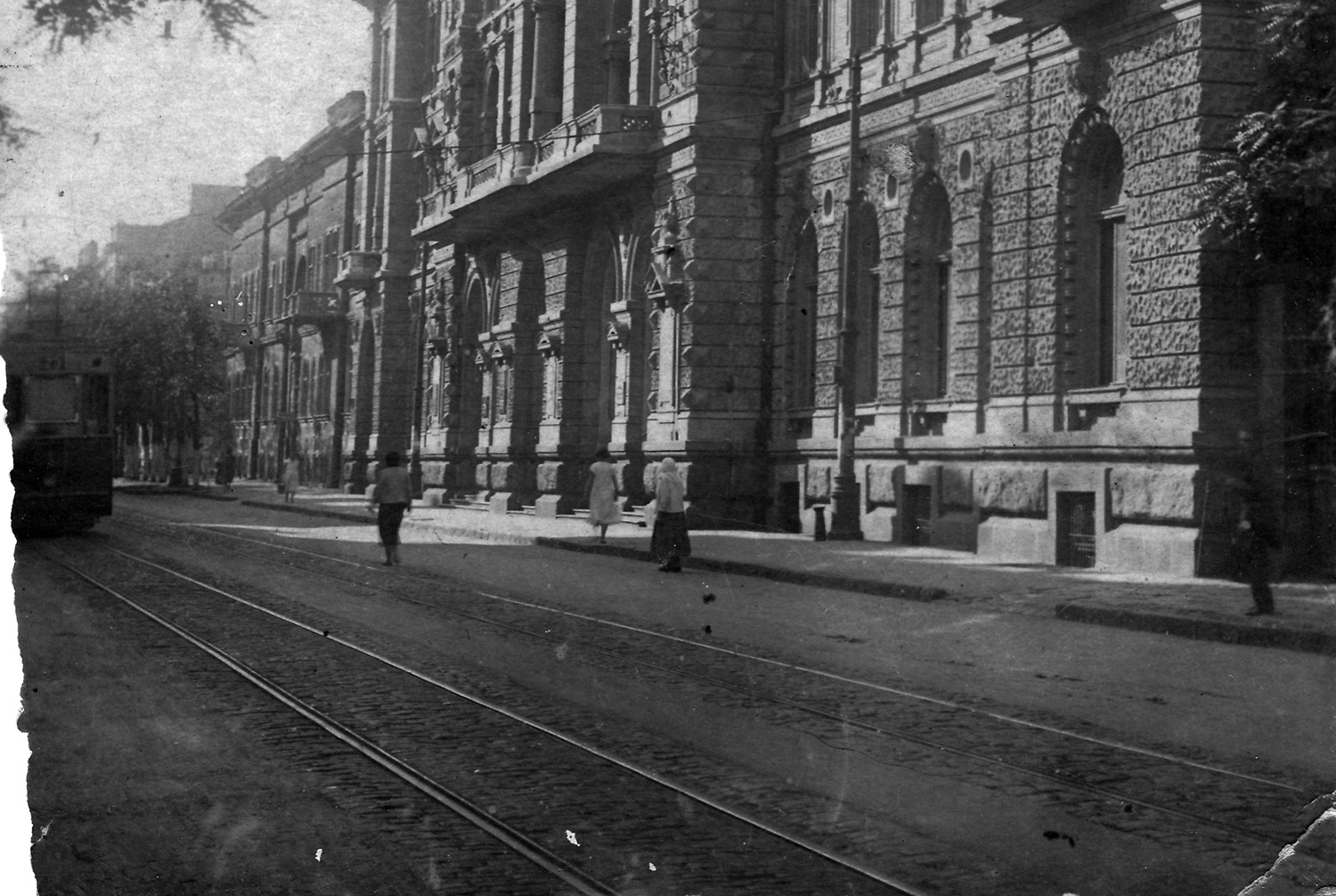 Одесса, Двухосный моторный Godarville тип B № 1; Одесса — Исторические фотографии: трамвай