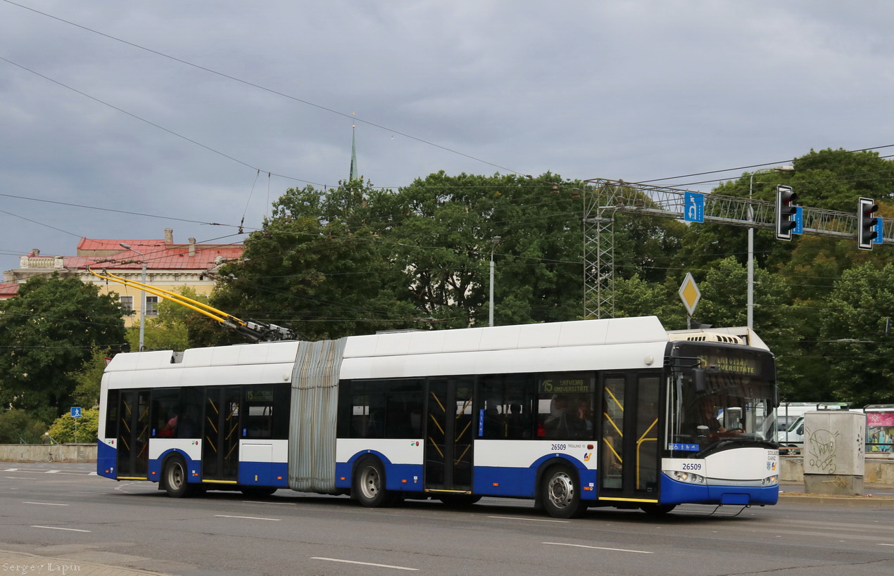 Рига, Solaris Trollino III 18 Ganz № 26509
