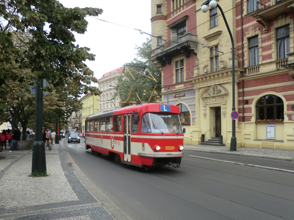 Прага, Tatra T3 № 5520