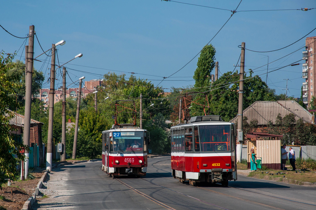 Харьков, Tatra T6B5SU № 4569; Харьков, Tatra T6A5 № 4532