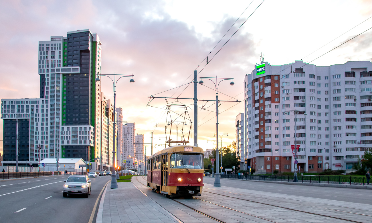 Екатеринбург, Tatra T3SU № 168