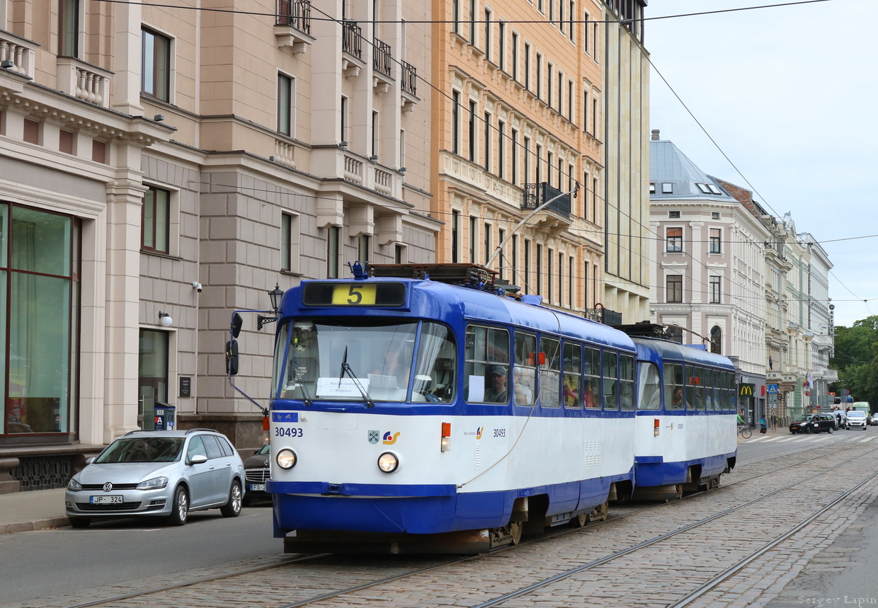 Рига, Tatra T3A № 30493