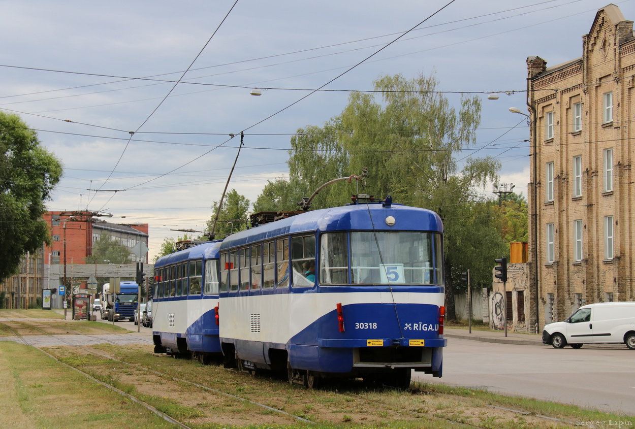 Рига, Tatra T3A № 30318