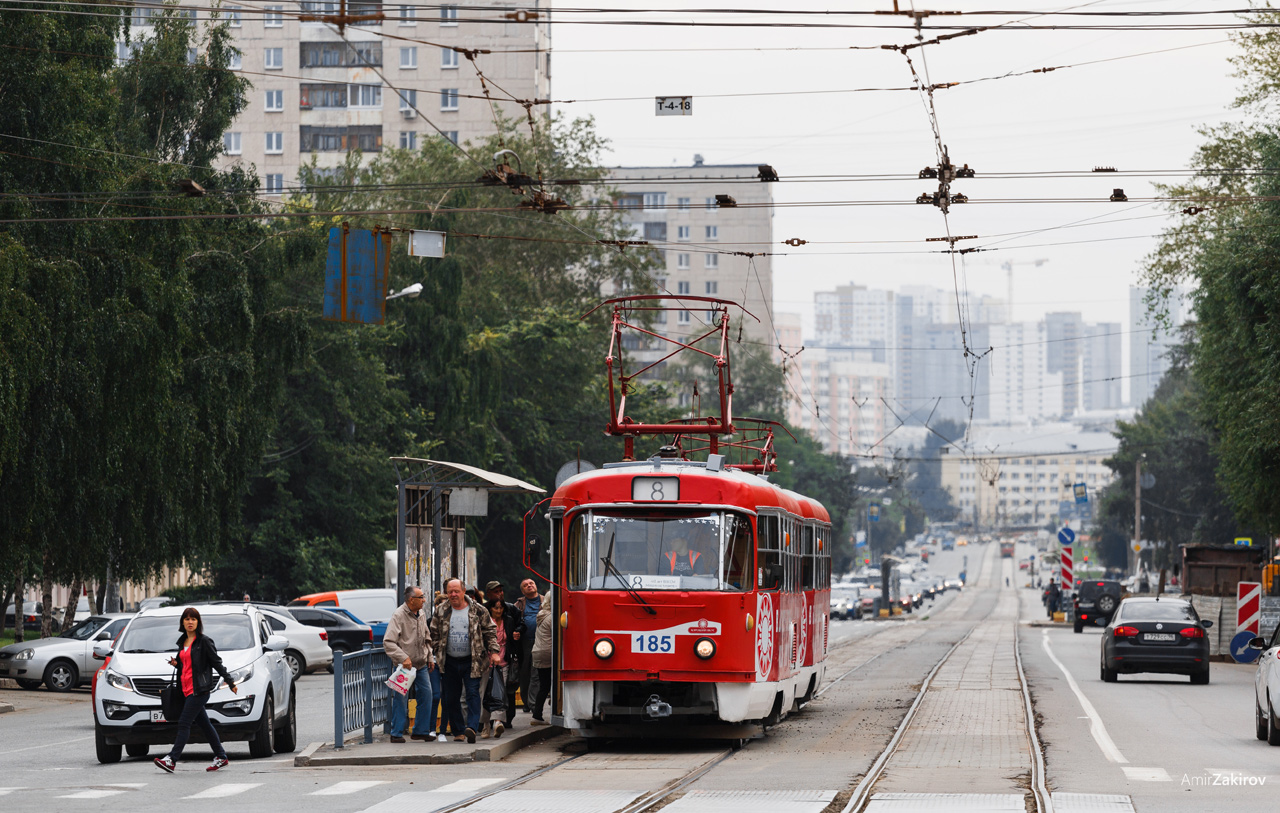 Екатеринбург, Tatra T3SU № 185