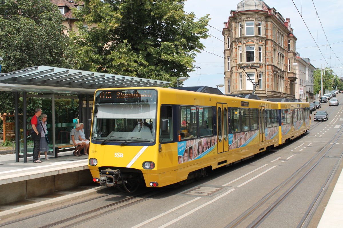 Stuttgart, Duewag DT8.S # 4095