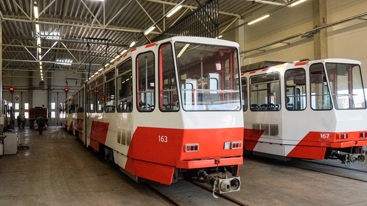 Таллин, Tatra KT4D № 163; Таллин, Tatra KT4D № 167