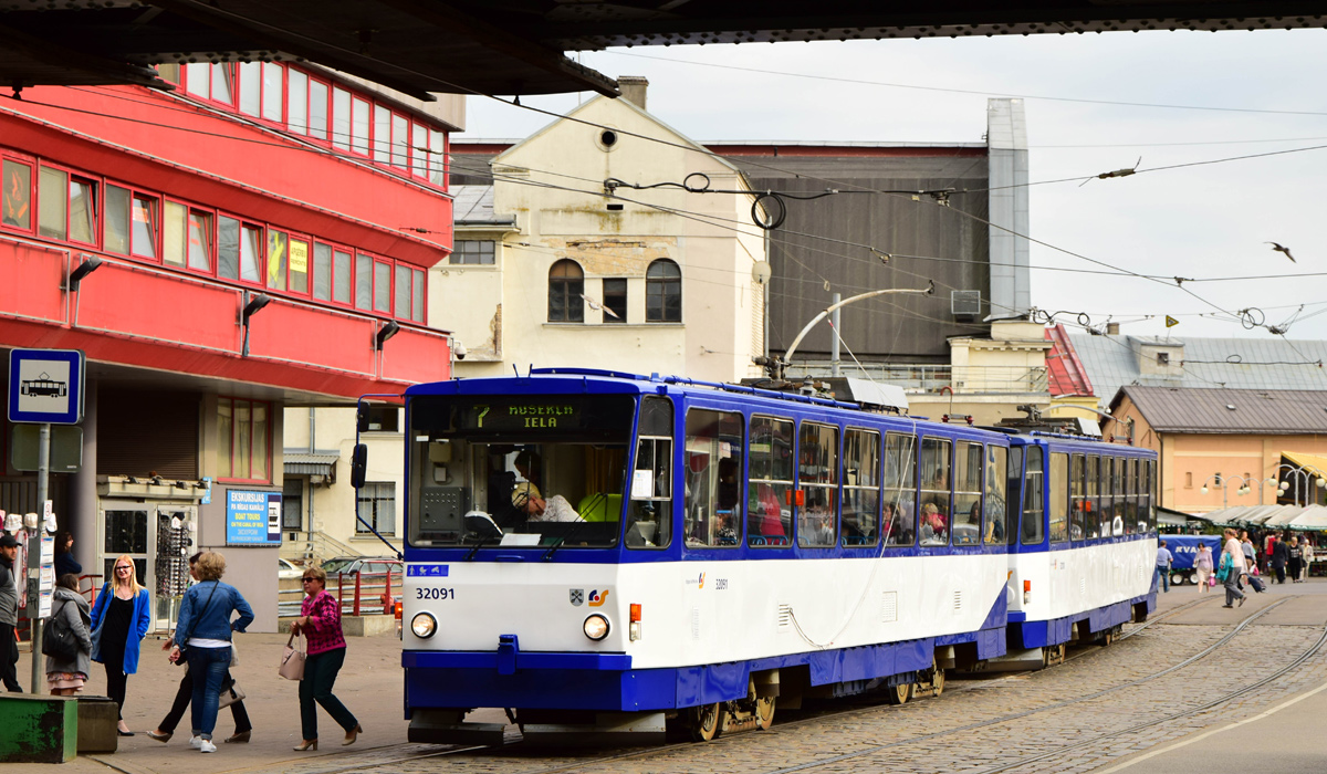 Рига, Tatra T6B5SU № 32091
