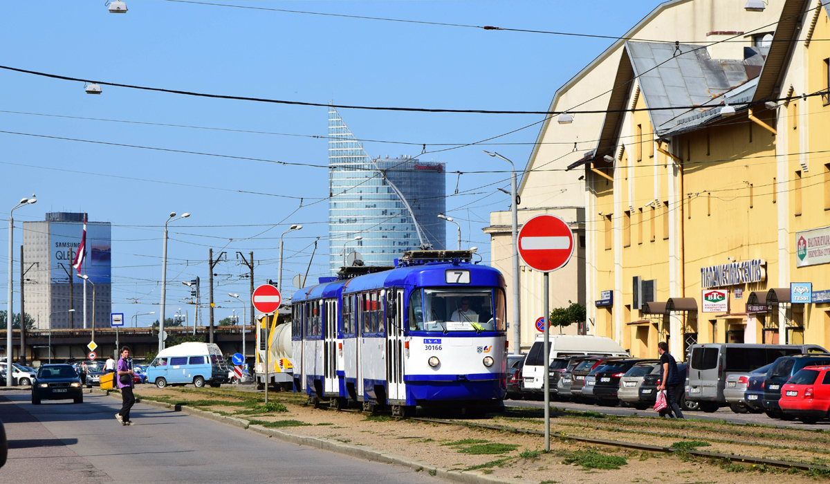 Рига, Tatra T3A № 30166