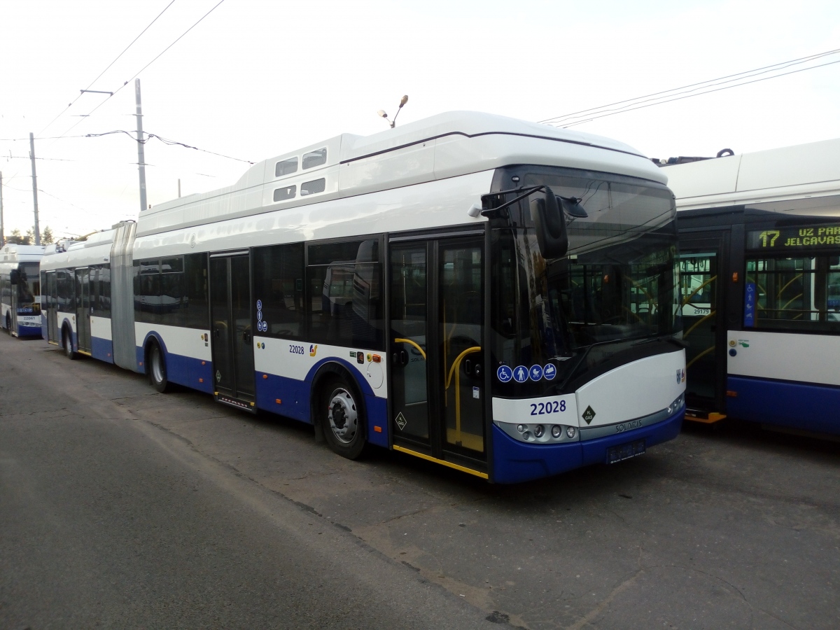 Рига, Solaris Trollino III 18,75 H2 № 22028