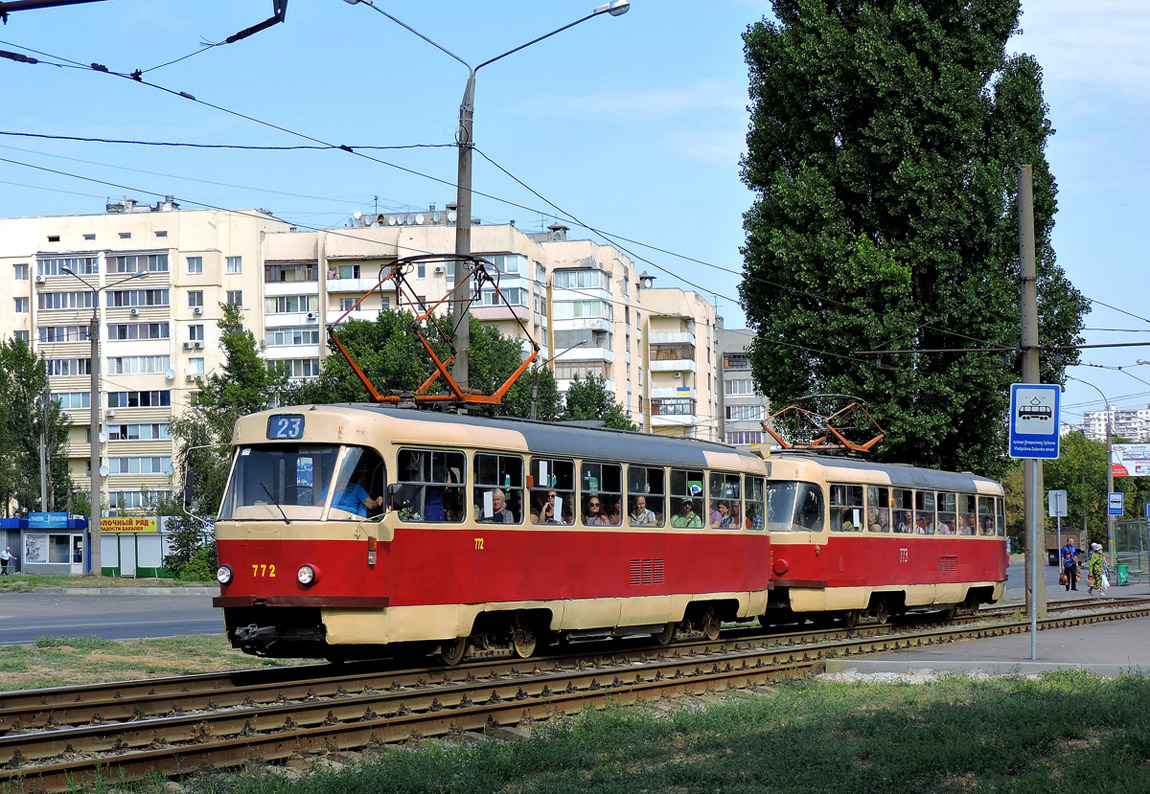 Харьков, Tatra T3SU № 772