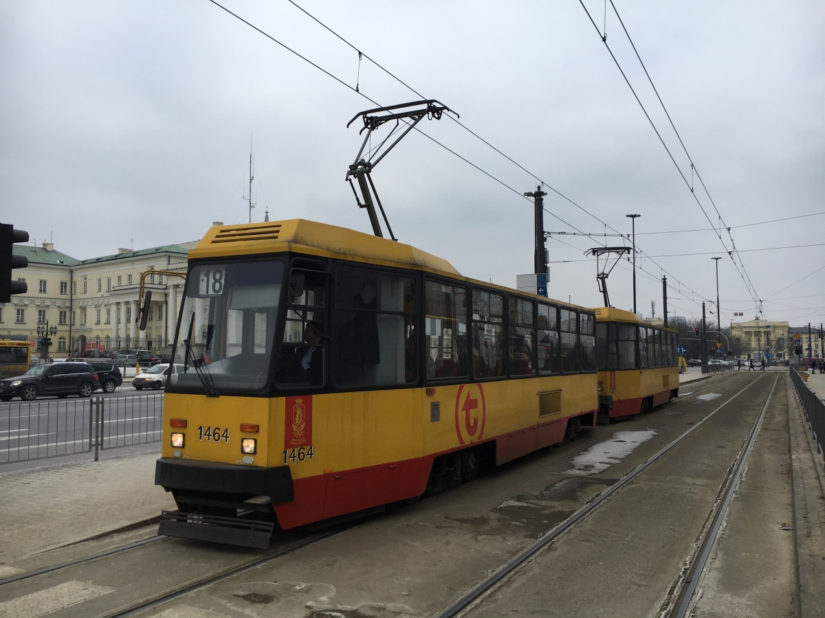 Варшава, Konstal 105Nm № 1464