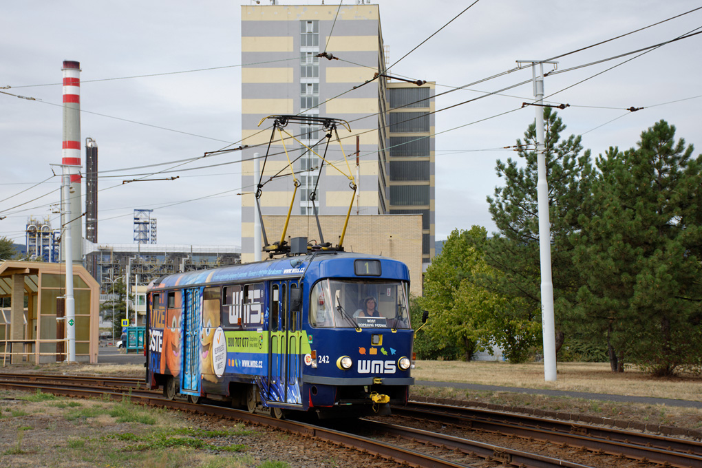 Мост ― Литвинов, Tatra T3M.3 № 242