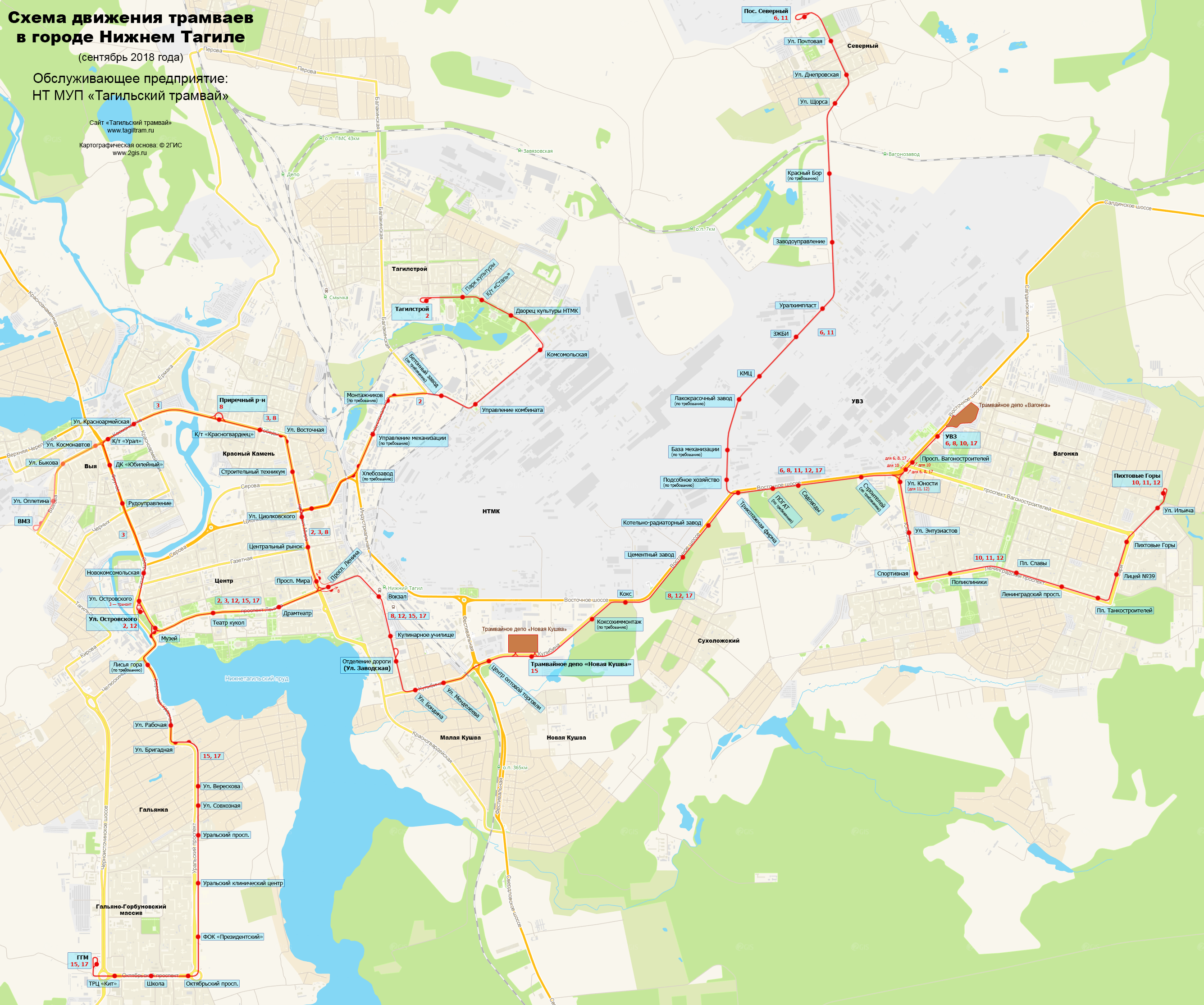 Nischni Tagil — Maps