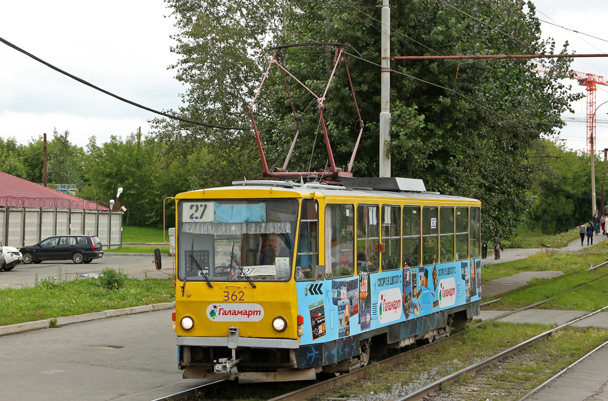 Екатеринбург, Tatra T6B5SU № 362