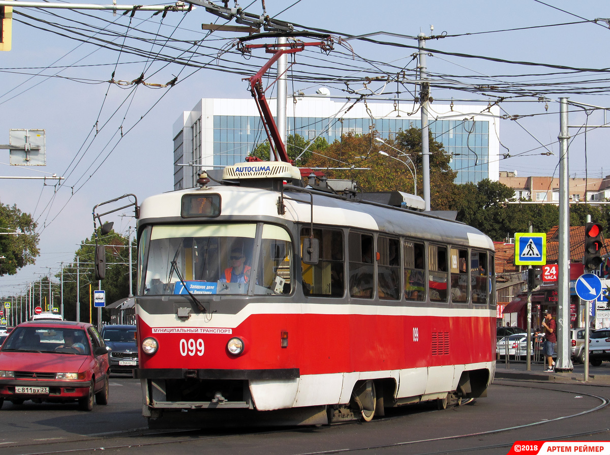 Краснодар, Tatra T3SU КВР ТМЗ № 099