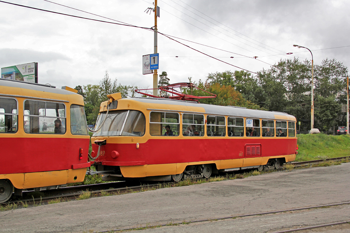 Jekaterinburgas, Tatra T3SU nr. 687