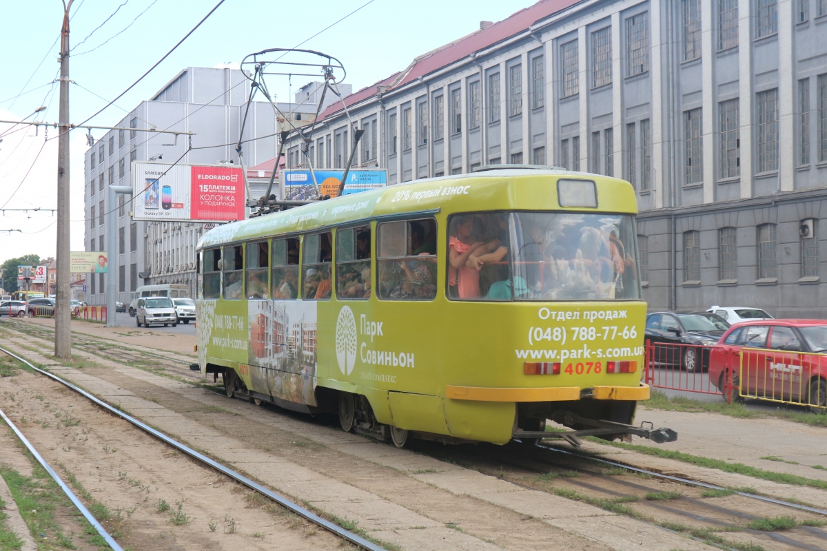 Одесса, Tatra T3R.P № 4078