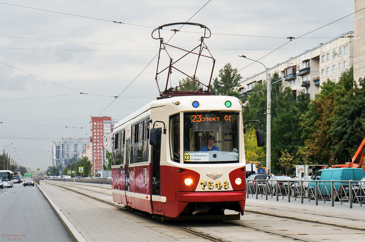 Санкт-Петербург, ЛМ-68М2 (мод. СПб ГЭТ) № 7546