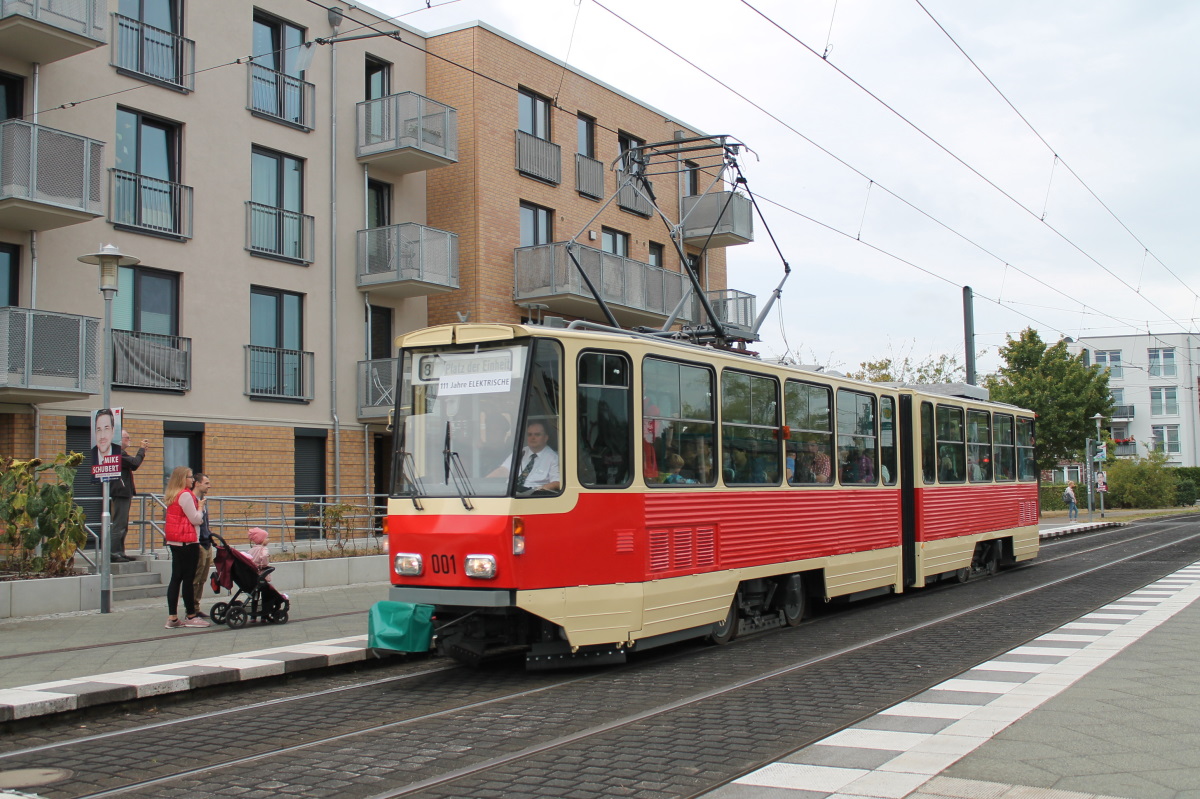 Потсдам, Tatra KT4D № 001; Потсдам — 111 Jahre Elektrische Straßenbahn in Potsdam 02/09/2018