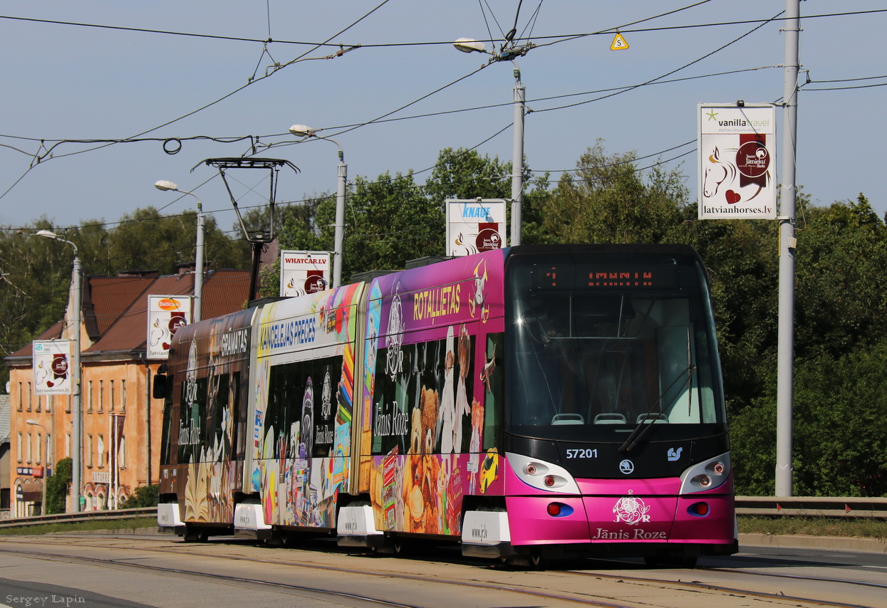 Рига, Škoda 15T ForCity Alfa Riga № 57201