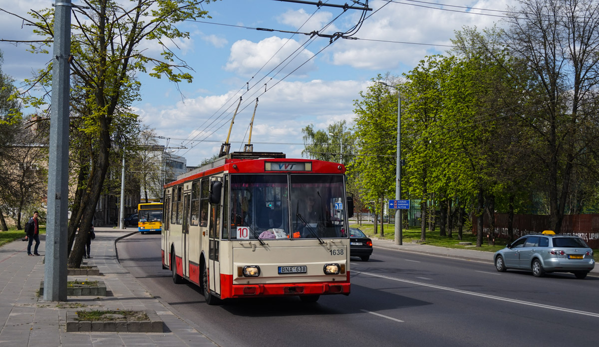 Вильнюс, Škoda 14Tr13/6 № 1638