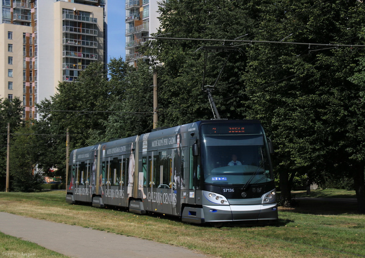 Рига, Škoda 15T ForCity Alfa Riga № 57136