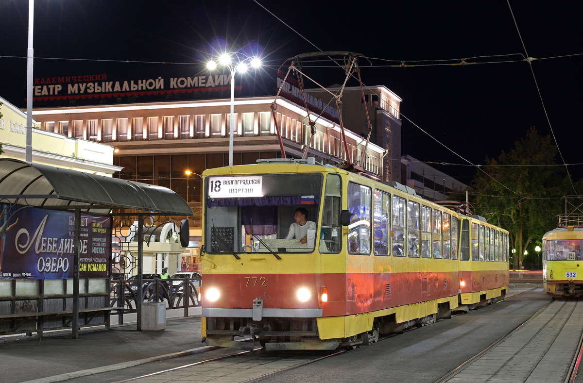 Екатеринбург, Tatra T6B5SU № 772