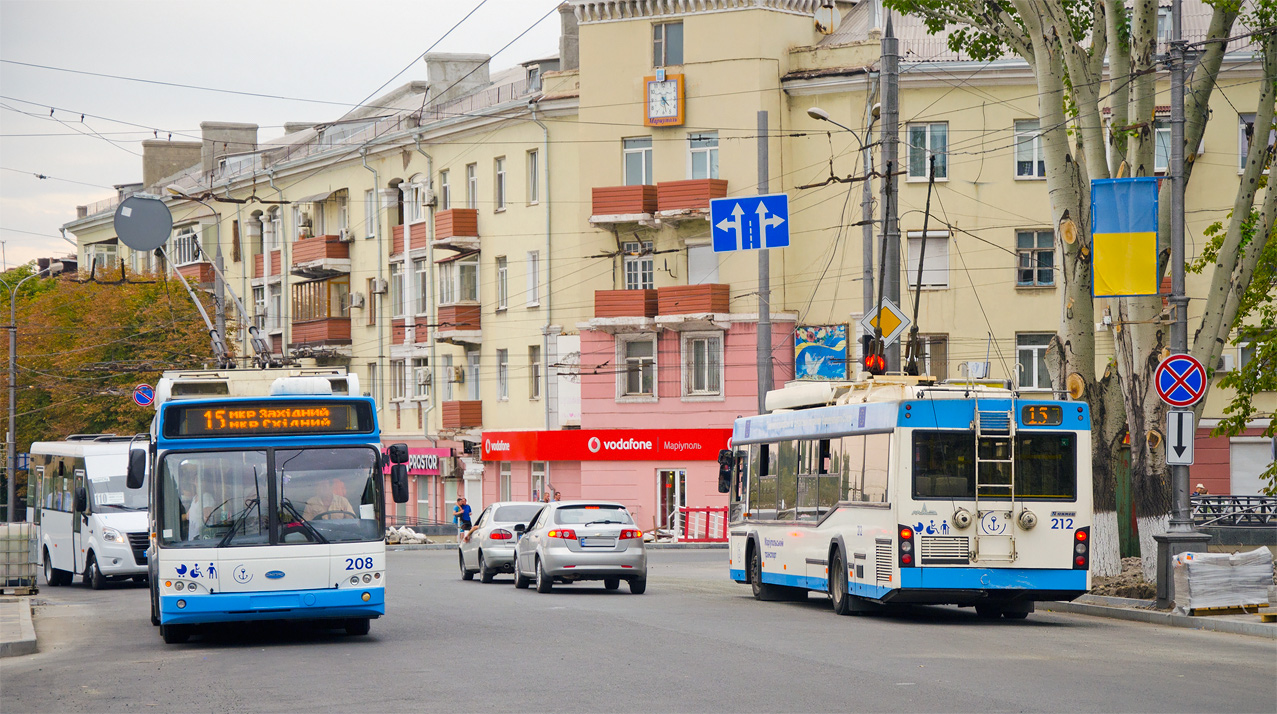 Мариуполь, Дніпро Т103 № 208; Мариуполь, Дніпро Т103 № 212