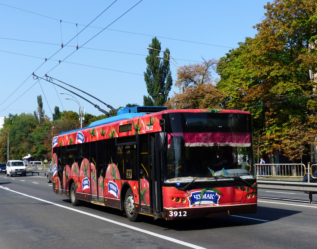 Киев, ЛАЗ E183D1 № 3912