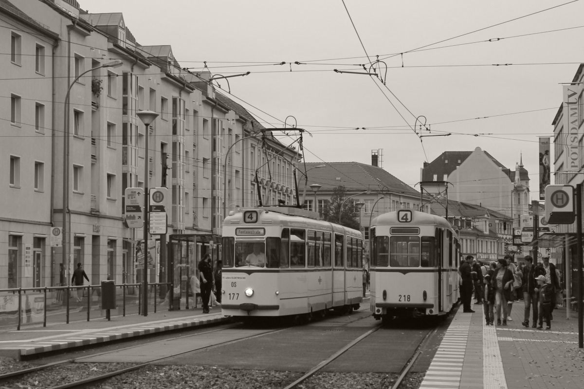 Потсдам, Gotha G4-65 № 177; Потсдам, Gotha B2-64 № 218; Потсдам — 111 Jahre Elektrische Straßenbahn in Potsdam 02/09/2018; Потсдам — Разные фотографии
