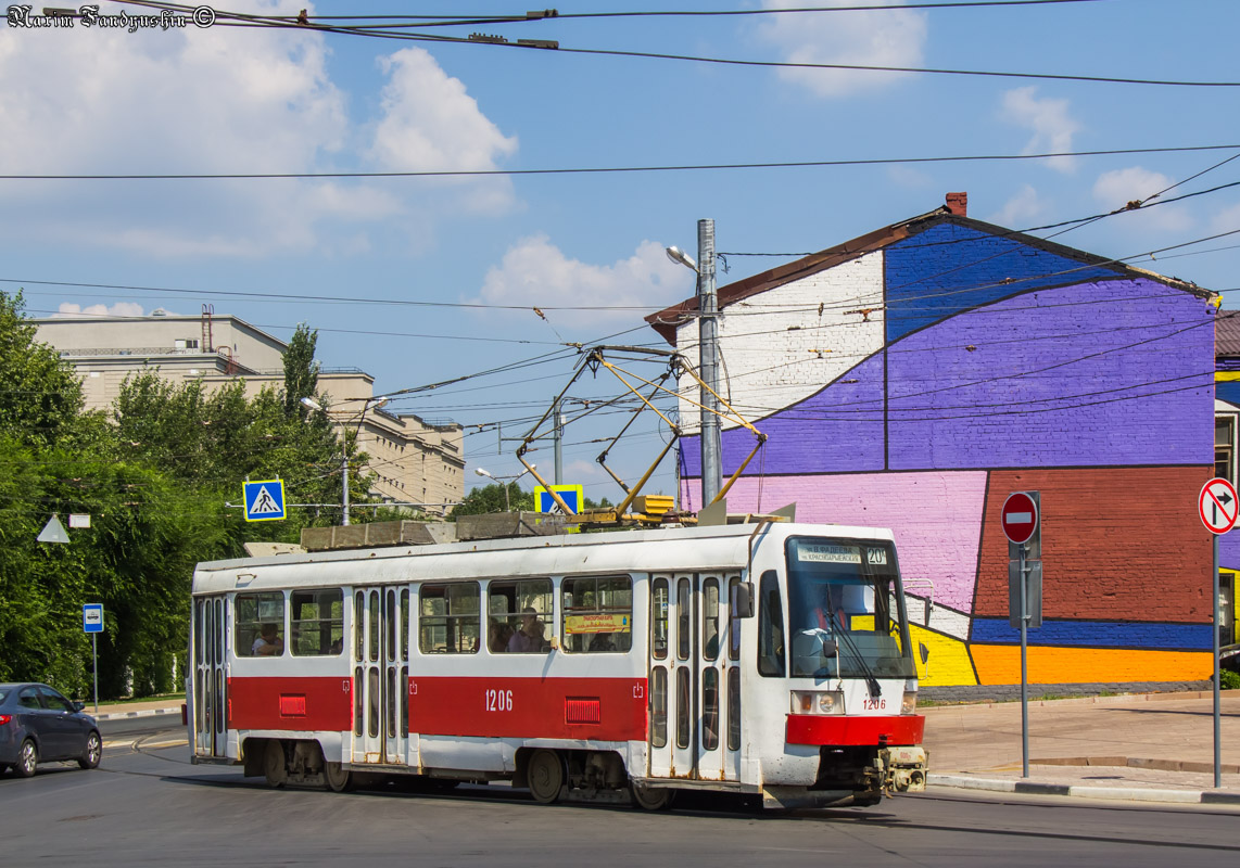 Самара, Tatra T3RF № 1206