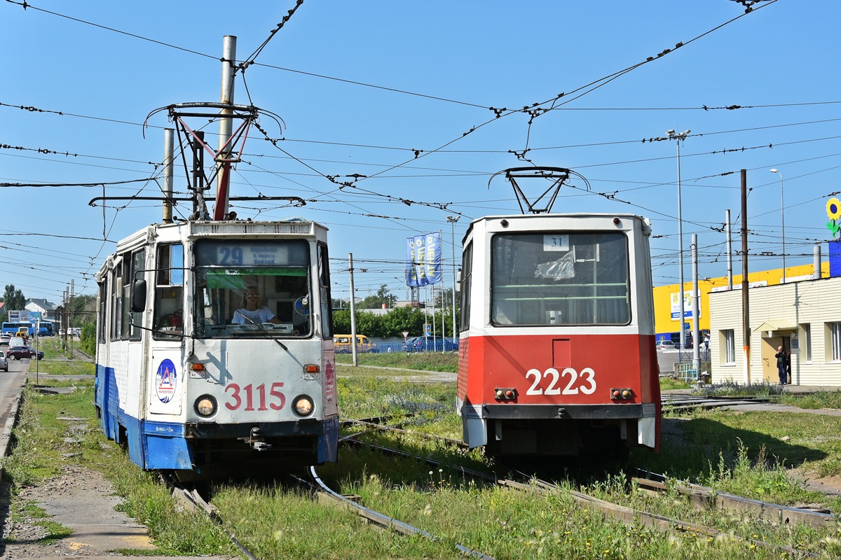 Магнитогорск, 71-605 (КТМ-5М3) № 3115; Магнитогорск, 71-605 (КТМ-5М3) № 2223