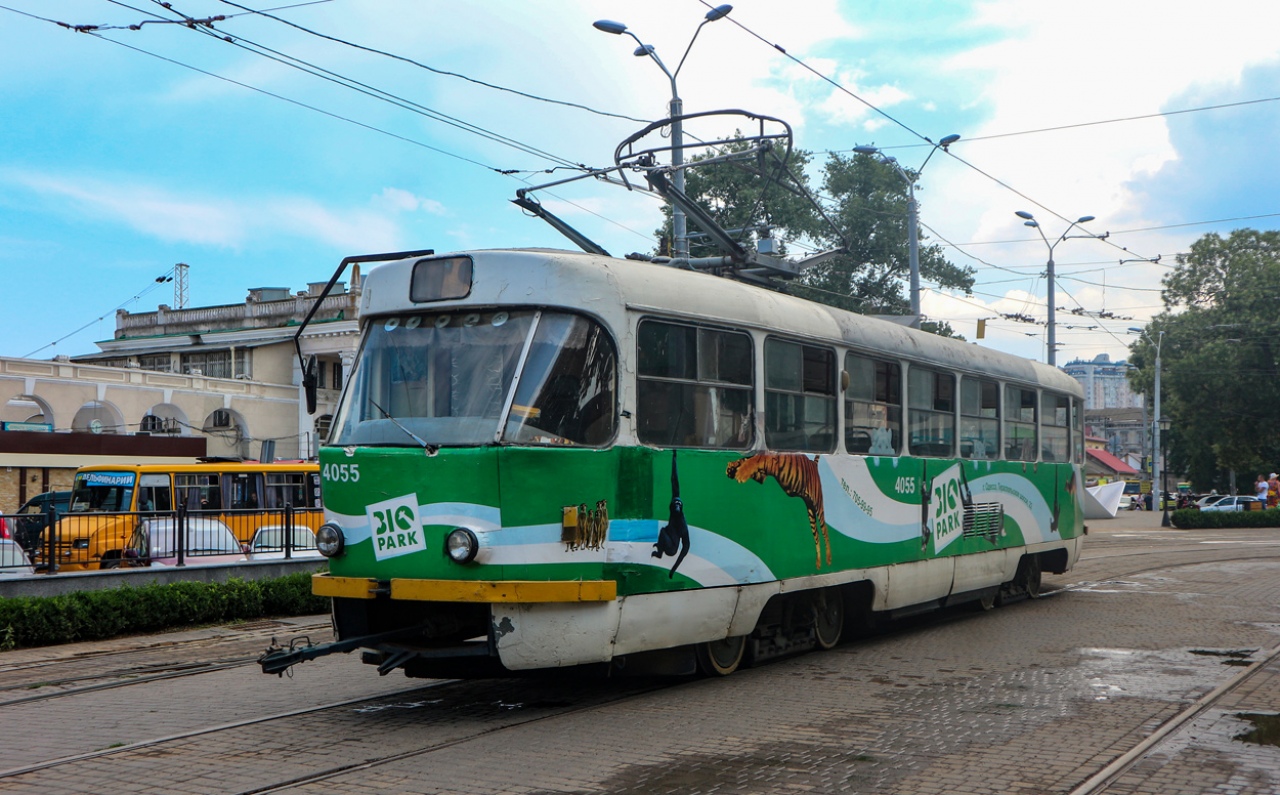 Одесса, Tatra T3R.P № 4055