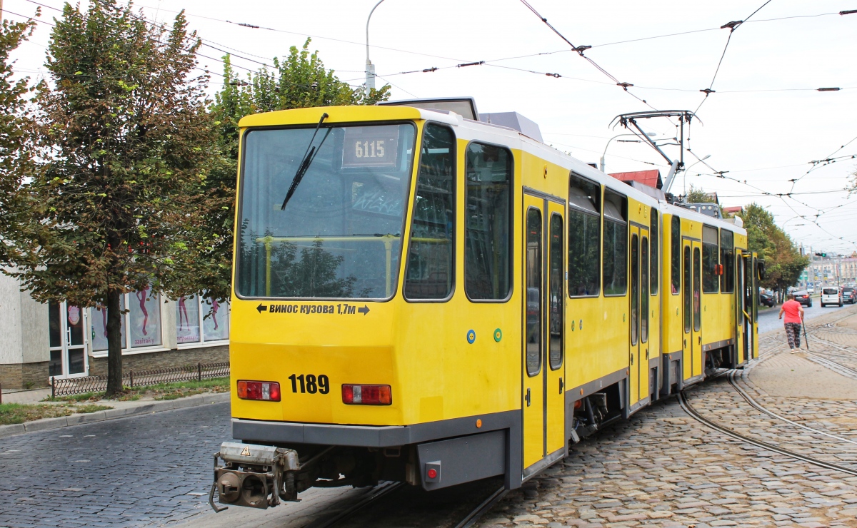 Львов, Tatra KT4DM № 1189