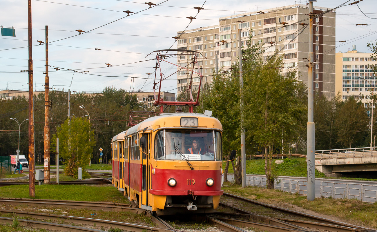 Екатеринбург, Tatra T3SU (двухдверная) № 119