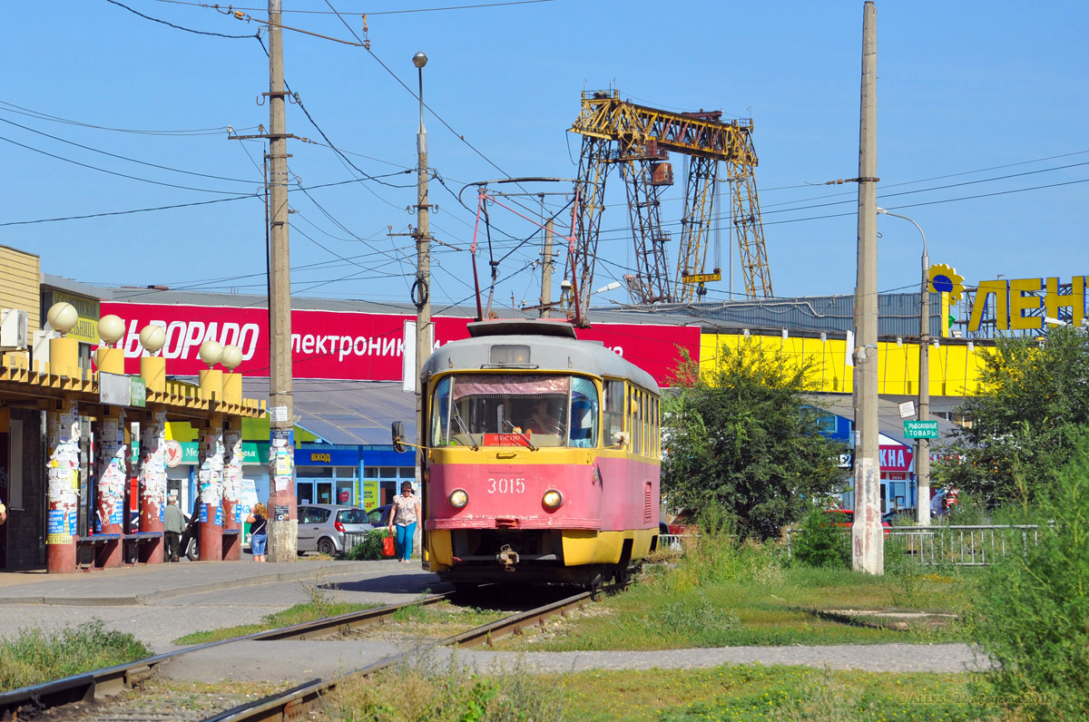 Volgograd, Tatra T3SU (2-door) Br. 3015