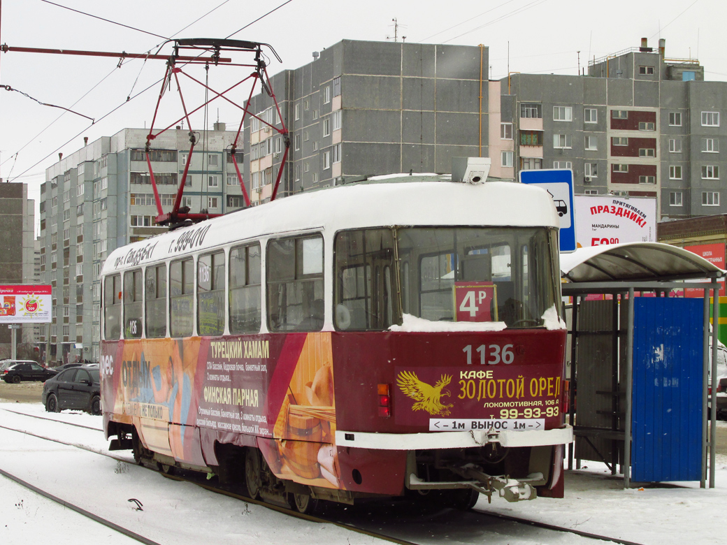 Ульяновск, Tatra T3SU № 1136