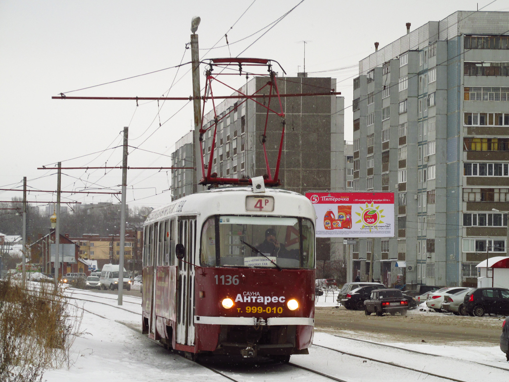 Ульяновск, Tatra T3SU № 1136