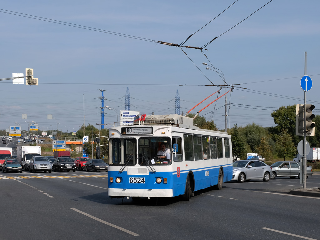 Москва, ЗиУ-682ГМ1 (с широкой передней дверью) № 6524 Москва, ЗиУ-682ГМ1 (с широкой передней дверью) № 6524