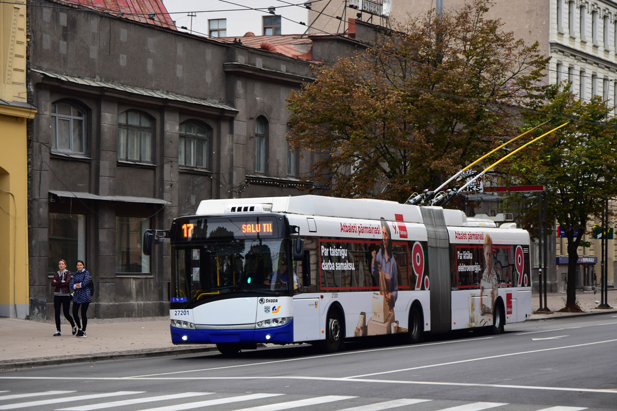 Рига, Škoda 27Tr Solaris III № 27201