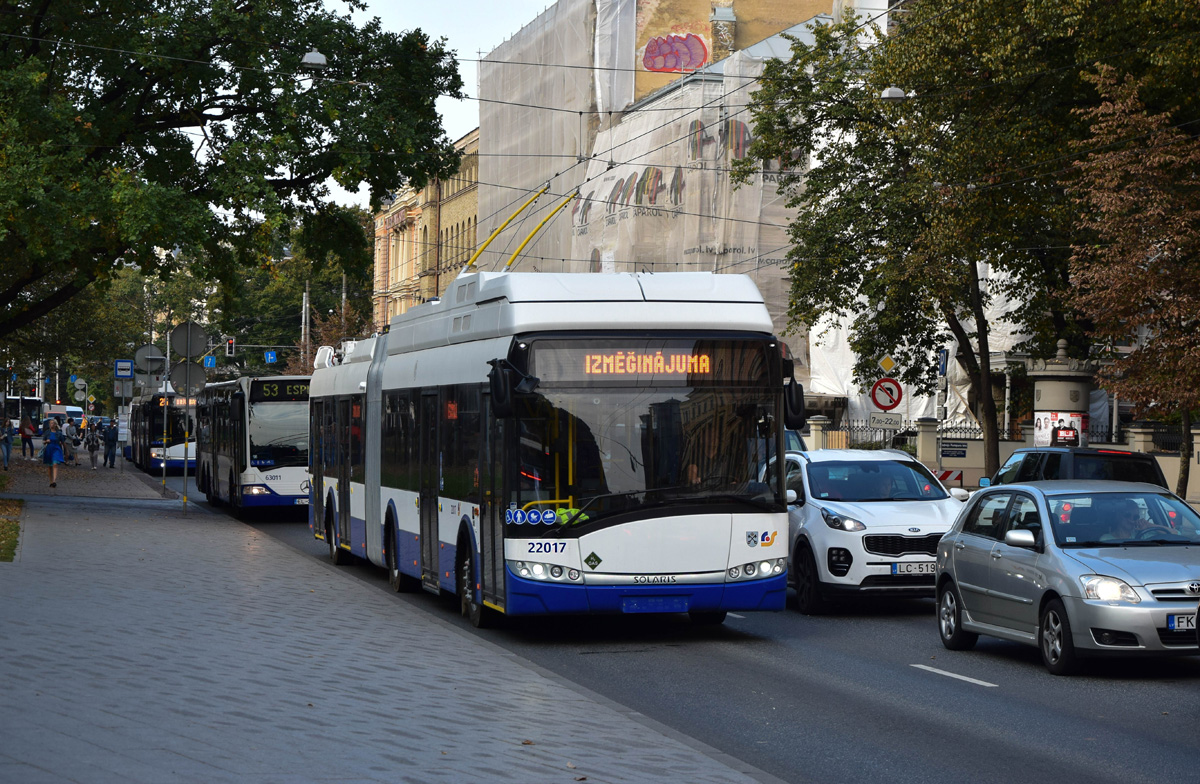 Riga, Solaris Trollino III 18,75 H2 № 22017 Riga, Solaris Trollino III 18,75 H2 № 22017