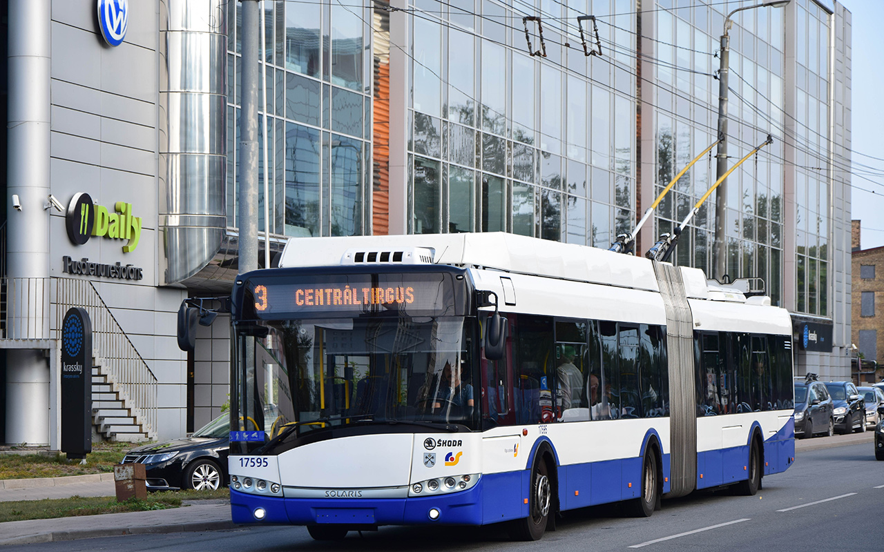 Рига, Škoda 27Tr Solaris III № 17595